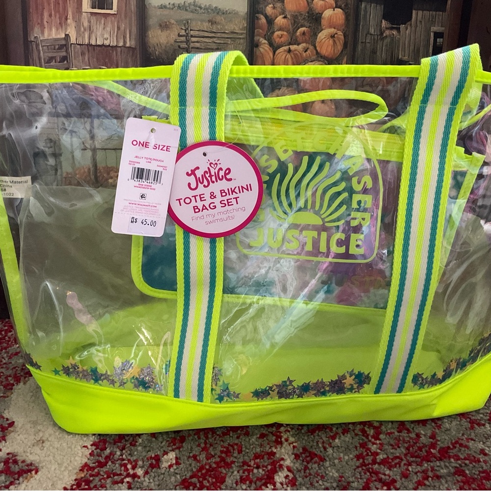 Bikini Tote beach Bag set